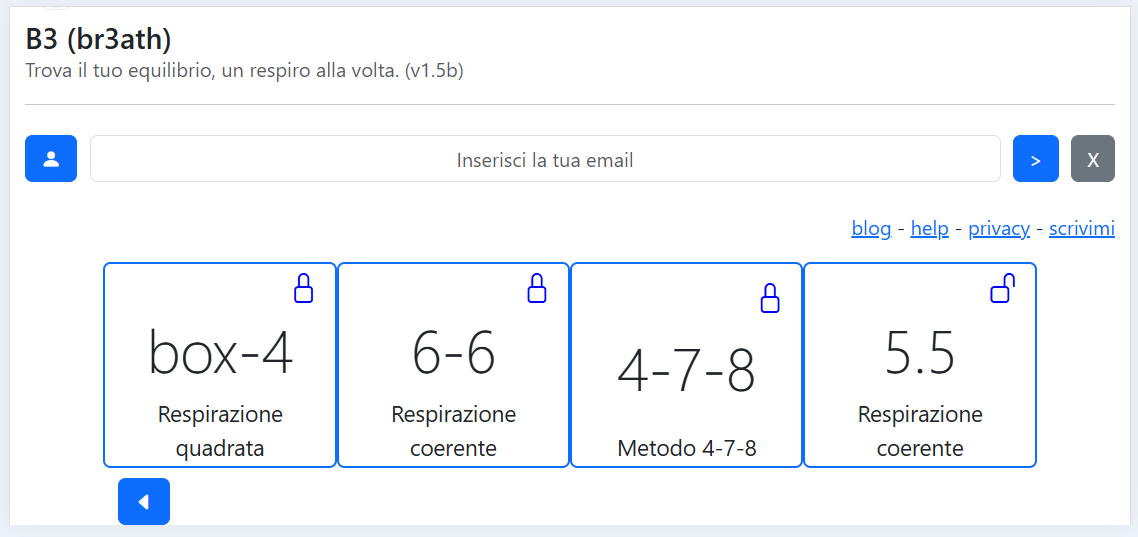 La nuova versione 1.5 di B3